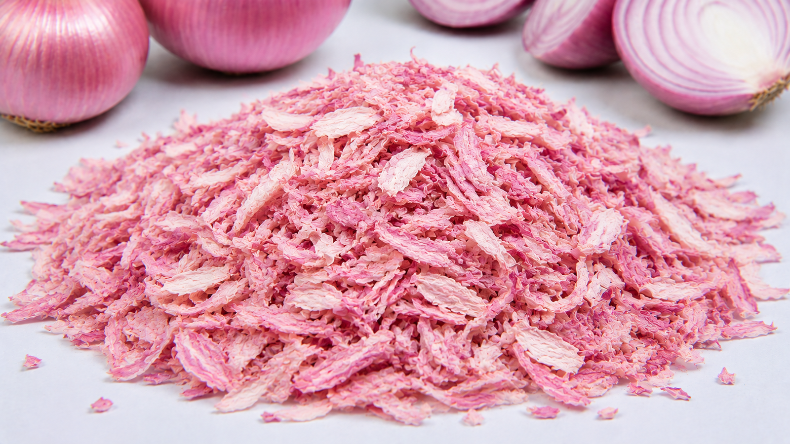 Pink Onion Flakes